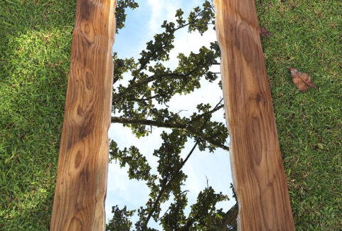Wooden Mirror – Rectangular 2