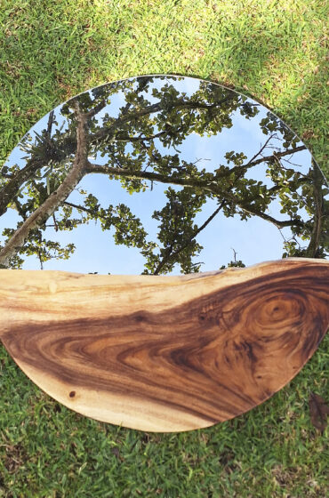 Wooden Mirror – Circular
