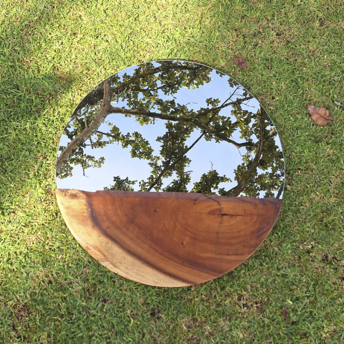 Wooden Mirror – Circular 2