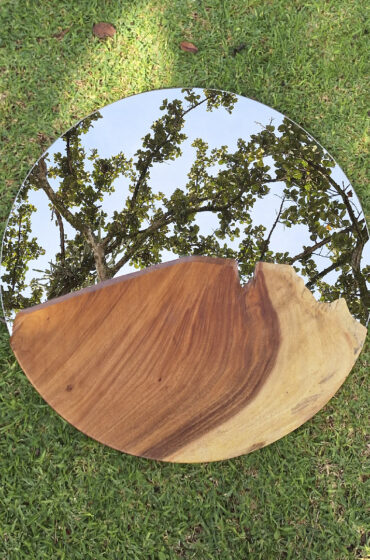 Wooden Mirror – Circular 3