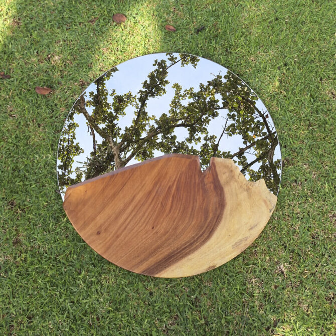 Wooden Mirror – Circular 3